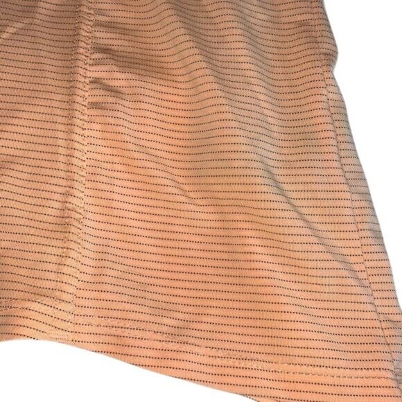 MPG Peach & Gray Striped Active Tank Top Womens Size S Polyester/Spandex - Picture 6 of 8